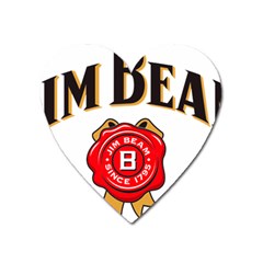 Jim Beam Heart Magnet