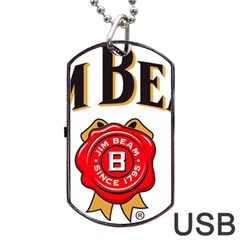 Jim Beam Dog Tag Usb Flash (one Side) by MusicOn