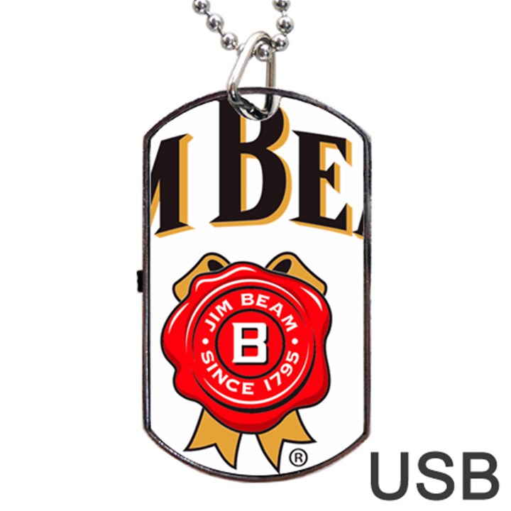 Jim Beam Dog Tag USB Flash (One Side)