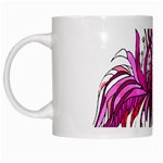 Flowers Illustration T- Shirtflowers T- Shirt White Mug Left