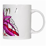 Flowers Illustration T- Shirtflowers T- Shirt White Mug Right