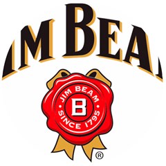 Jim Beam Wooden Bottle Opener (round) by MusicOn