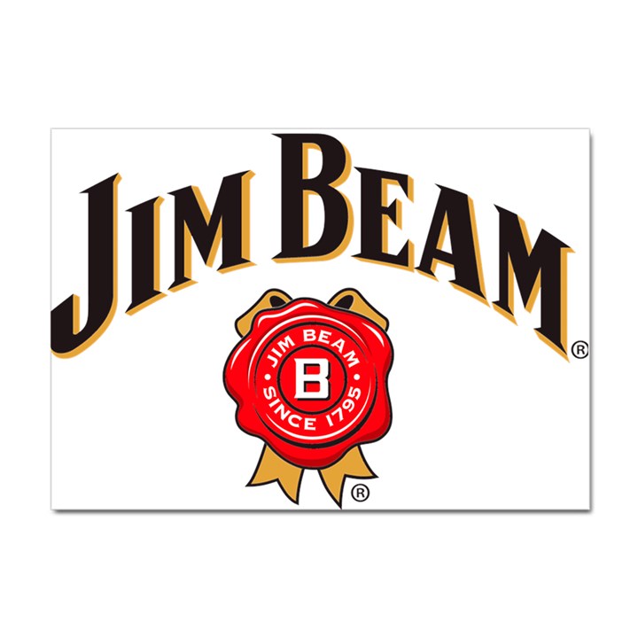 Jim Beam Crystal Sticker (A4)