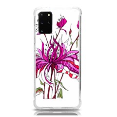 Flowers Illustration T- Shirtflowers T- Shirt Samsung Galaxy S20plus 6 7 Inch Tpu Uv Case by ZUXUMI