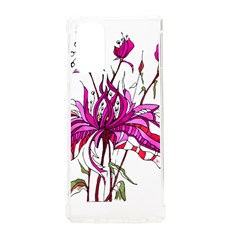 Flowers Illustration T- Shirtflowers T- Shirt Samsung Galaxy Note 20 Tpu Uv Case by ZUXUMI