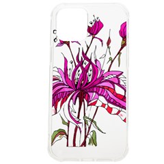 Flowers Illustration T- Shirtflowers T- Shirt Iphone 12 Pro Max Tpu Uv Print Case by ZUXUMI