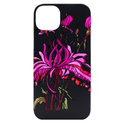 Flowers Illustration T- Shirtflowers T- Shirt Iphone 14 Plus Black Uv Print Case by ZUXUMI