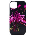 Flowers Illustration T- Shirtflowers T- Shirt iPhone 14 Plus Black UV Print Case Front