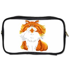 Persian Cat T-shirtwhite Look Calm Persian Cat 06 T-shirt Toiletries Bag (two Sides) by EnriqueJohnson