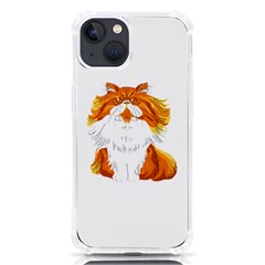 Persian Cat T-shirtwhite Look Calm Persian Cat 06 T-shirt Iphone 13 Tpu Uv Print Case by EnriqueJohnson