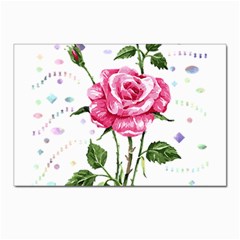 Flowers Lover T- Shirtflowers T- Shirt Postcards 5  X 7  (pkg Of 10) by ZUXUMI