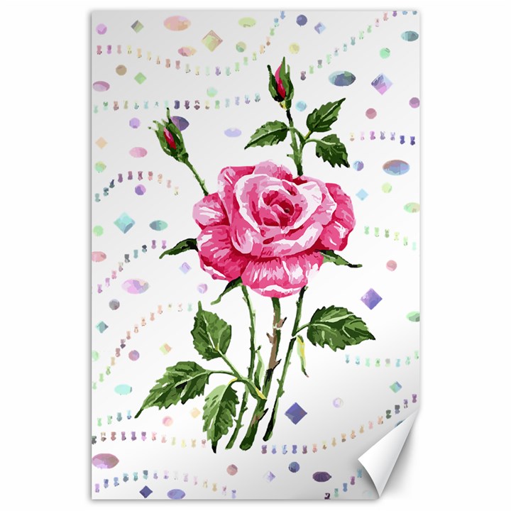 Flowers Lover T- Shirtflowers T- Shirt Canvas 24  x 36 