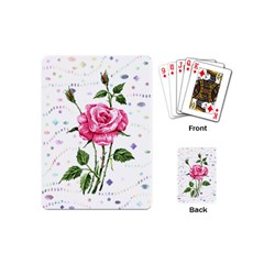 Flowers Lover T- Shirtflowers T- Shirt Playing Cards Single Design (mini) by ZUXUMI