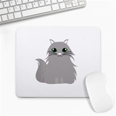 Persian Cat T-shirtwhite Look Calm Persian Cat 09 T-shirt (1) Large Mousepad by EnriqueJohnson