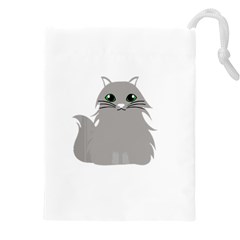 Persian Cat T-shirtwhite Look Calm Persian Cat 09 T-shirt (1) Drawstring Pouch (5xl) by EnriqueJohnson