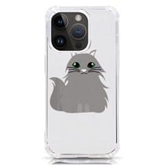 Persian Cat T-shirtwhite Look Calm Persian Cat 09 T-shirt (1) Iphone 14 Pro Tpu Uv Print Case by EnriqueJohnson