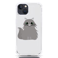 Persian Cat T-shirtwhite Look Calm Persian Cat 09 T-shirt (1) Iphone 13 Tpu Uv Print Case by EnriqueJohnson