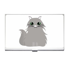 Persian Cat T-shirtwhite Look Calm Persian Cat 09 T-shirt Business Card Holder by EnriqueJohnson