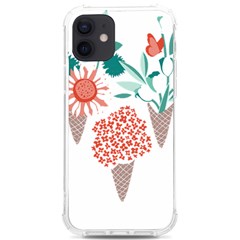 Flowers T- Shirt Midsummer I Scream Flower Cones    Print    Green Aqua And Orange Flowers Bouquets Iphone 12/12 Pro Tpu Uv Print Case by ZUXUMI