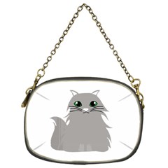 Persian Cat T-shirtwhite Look Calm Persian Cat 09 T-shirt Chain Purse (one Side) by EnriqueJohnson