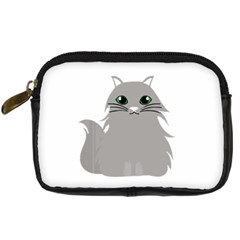 Persian Cat T-shirtwhite Look Calm Persian Cat 09 T-shirt Digital Camera Leather Case by EnriqueJohnson