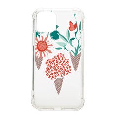 Flowers T- Shirt Midsummer I Scream Flower Cones    Print    Green Aqua And Orange Flowers Bouquets Iphone 11 Pro 5 8 Inch Tpu Uv Print Case by ZUXUMI