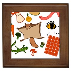 Forest Friends T- Shirt Cottage Friends Post 2 T- Shirt Framed Tile by ZUXUMI