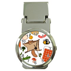 Forest Friends T- Shirt Cottage Friends Post 2 T- Shirt Money Clip Watches by ZUXUMI