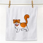 Persian Cat T-shirtwhite Look Calm Persian Cat 19 T-shirt (1) Face Towel Front