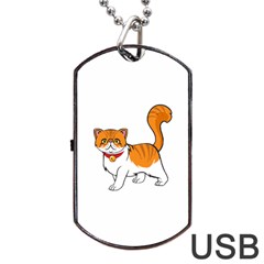 Persian Cat T-shirtwhite Look Calm Persian Cat 19 T-shirt (1) Dog Tag Usb Flash (one Side) by EnriqueJohnson