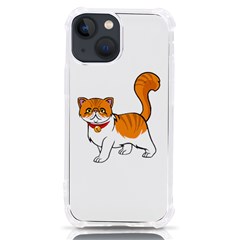 Persian Cat T-shirtwhite Look Calm Persian Cat 19 T-shirt (1) Iphone 13 Mini Tpu Uv Print Case by EnriqueJohnson