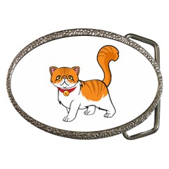 Persian Cat T-shirtwhite Look Calm Persian Cat 19 T-shirt Belt Buckles by EnriqueJohnson