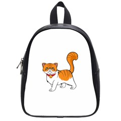 Persian Cat T-shirtwhite Look Calm Persian Cat 19 T-shirt School Bag (small) by EnriqueJohnson