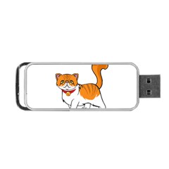 Persian Cat T-shirtwhite Look Calm Persian Cat 19 T-shirt Portable Usb Flash (two Sides) by EnriqueJohnson