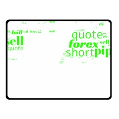 Forex Candlesticks Word Cloud T- Shirtforex Candlestics Word Cloud For Forex Traders T- Shirt (2) Fleece Blanket (small) by ZUXUMI