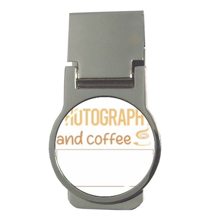 Photography T-shirtif It Involves Coffee Photography Photographer Camera T-shirt Money Clips (Round) 