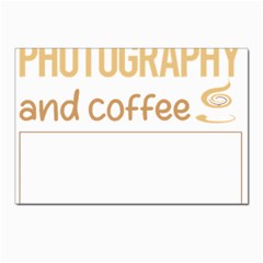 Photography T-shirtif It Involves Coffee Photography Photographer Camera T-shirt Postcard 4 x 6  (Pkg of 10)