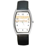 Photography T-shirtif It Involves Coffee Photography Photographer Camera T-shirt Barrel Style Metal Watch Front