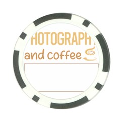 Photography T-shirtif It Involves Coffee Photography Photographer Camera T-shirt Poker Chip Card Guard