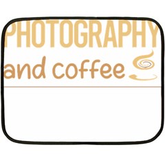 Photography T-shirtif It Involves Coffee Photography Photographer Camera T-shirt Fleece Blanket (mini) by EnriqueJohnson