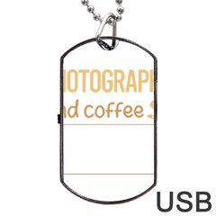 Photography T-shirtif It Involves Coffee Photography Photographer Camera T-shirt Dog Tag Usb Flash (one Side) by EnriqueJohnson