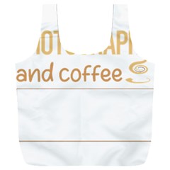 Photography T-shirtif It Involves Coffee Photography Photographer Camera T-shirt Full Print Recycle Bag (XXL)