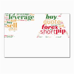 Forex Candlesticks Word Cloud T- Shirtforex Candlestics Word Cloud For Forex Traders T- Shirt Postcards 5  X 7  (pkg Of 10) by ZUXUMI