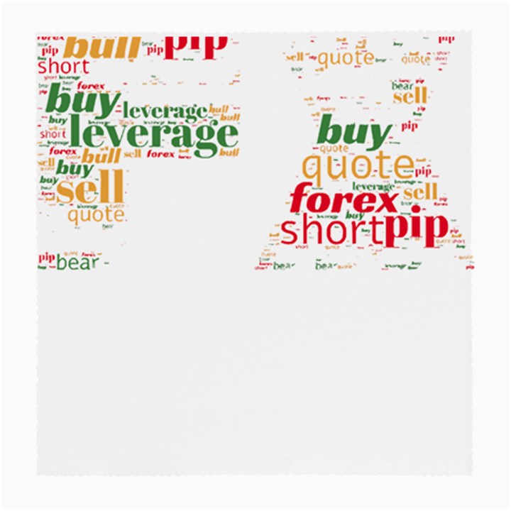 Forex Candlesticks Word Cloud T- Shirtforex Candlestics Word Cloud For Forex Traders T- Shirt Medium Glasses Cloth (2 Sides)