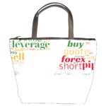 Forex Candlesticks Word Cloud T- Shirtforex Candlestics Word Cloud For Forex Traders T- Shirt Bucket Bag Front