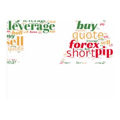 Forex Candlesticks Word Cloud T- Shirtforex Candlestics Word Cloud For Forex Traders T- Shirt Two Sides Premium Plush Fleece Blanket (mini) by ZUXUMI