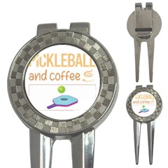 Pickleball T-shirtif It Involves Coffee Pickleball T-shirt 3-in-1 Golf Divots by EnriqueJohnson