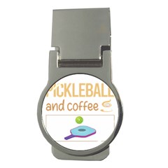 Pickleball T-shirtif It Involves Coffee Pickleball T-shirt Money Clips (round)  by EnriqueJohnson