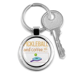 Pickleball T-shirtif It Involves Coffee Pickleball T-shirt Key Chain (round) by EnriqueJohnson