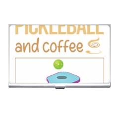 Pickleball T-shirtif It Involves Coffee Pickleball T-shirt Business Card Holder by EnriqueJohnson